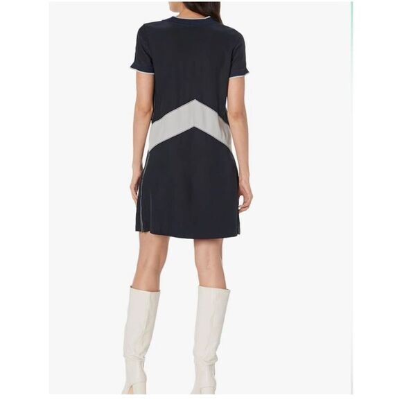 Rag & Bone Hannah Chevron Silk Dress - Picture 2 of 9